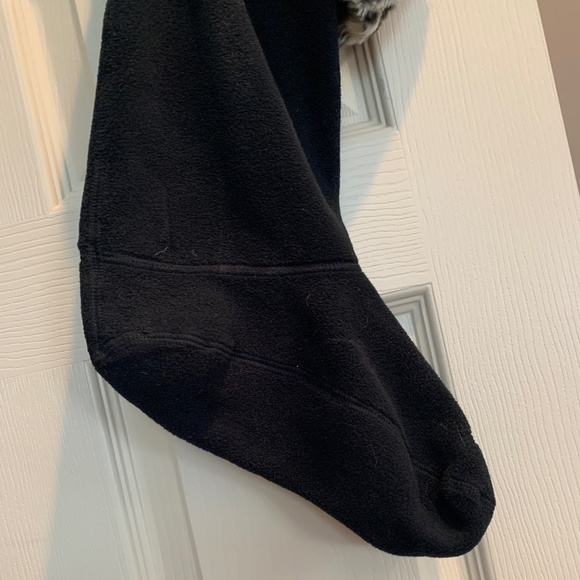 Michael Kors Black/Leopard Boot Socks sz L/XL - Picture 2 of 4